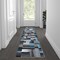 Flash Furniture Blue 2' x 7' Modern Color Blocked Area Rug ACD-RGTRZ861-27-BL-GG - alternate 1